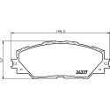 Jeu de plaquettes de frein HELLA 8DB 355 006-871