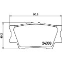 Jeu de plaquettes de frein HELLA 8DB 355 006-881