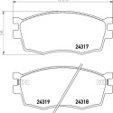 Jeu de plaquettes de frein HELLA 8DB 355 006-951