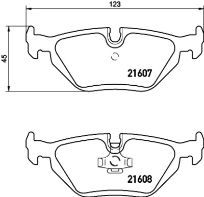 Jeu de plaquettes de frein HELLA 8DB 355 007-511
