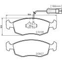Jeu de plaquettes de frein HELLA 8DB 355 008-521