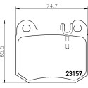 Jeu de plaquettes de frein HELLA 8DB 355 008-831