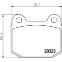 Kit de plaquettes de frein, frein à disque
