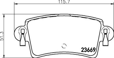 Jeu de plaquettes de frein HELLA 8DB 355 009-421