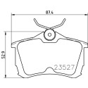 Jeu de plaquettes de frein HELLA 8DB 355 009-511