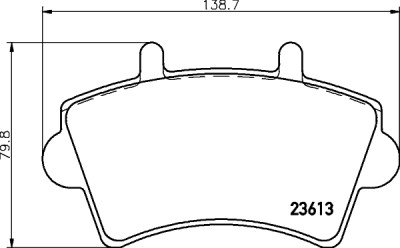 Jeu de plaquettes de frein HELLA 8DB 355 010-021