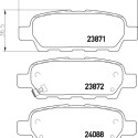 Jeu de plaquettes de frein HELLA 8DB 355 010-241