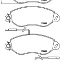 Jeu de plaquettes de frein HELLA 8DB 355 010-531