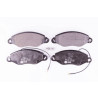 Jeu de plaquettes de frein HELLA 8DB 355 010-531