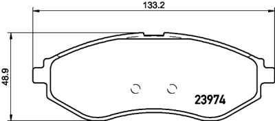 Jeu de plaquettes de frein HELLA 8DB 355 011-251