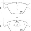 Jeu de plaquettes de frein HELLA 8DB 355 011-321