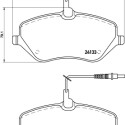 Jeu de plaquettes de frein HELLA 8DB 355 011-491