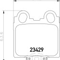 Kit de plaquettes de frein, frein à disque