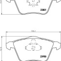 Kit de plaquettes de frein, frein à disque
