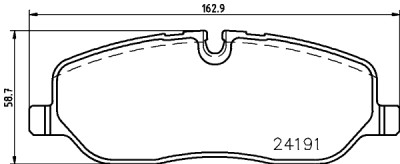 Jeu de plaquettes de frein HELLA 8DB 355 011-971