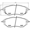 Jeu de plaquettes de frein HELLA 8DB 355 012-031