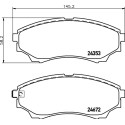Jeu de plaquettes de frein HELLA 8DB 355 012-381