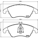 Jeu de plaquettes de frein HELLA 8DB 355 012-621