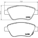 Jeu de plaquettes de frein HELLA 8DB 355 012-831