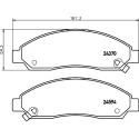 Jeu de plaquettes de frein HELLA 8DB 355 013-291