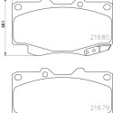 Jeu de plaquettes de frein HELLA 8DB 355 013-481