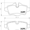 Jeu de plaquettes de frein HELLA 8DB 355 013-661