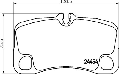 Jeu de plaquettes de frein HELLA 8DB 355 013-791