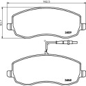 Jeu de plaquettes de frein HELLA 8DB 355 013-871