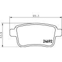 Jeu de plaquettes de frein HELLA 8DB 355 013-971