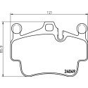 Jeu de plaquettes de frein HELLA 8DB 355 014-161