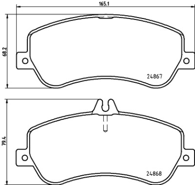 Jeu de plaquettes de frein HELLA 8DB 355 014-221