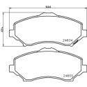 Jeu de plaquettes de frein HELLA 8DB 355 014-231
