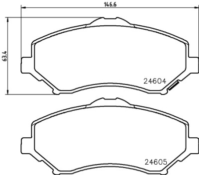 Jeu de plaquettes de frein HELLA 8DB 355 014-231
