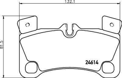 Jeu de plaquettes de frein HELLA 8DB 355 014-631
