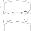 Kit de plaquettes de frein, frein à disque