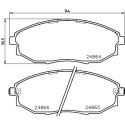 Jeu de plaquettes de frein HELLA 8DB 355 014-931