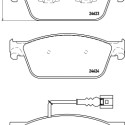 Jeu de plaquettes de frein HELLA 8DB 355 014-981
