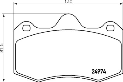 Jeu de plaquettes de frein HELLA 8DB 355 015-111
