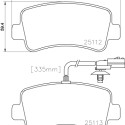 Jeu de plaquettes de frein HELLA 8DB 355 015-301