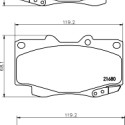 Jeu de plaquettes de frein HELLA 8DB 355 015-351