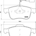 Jeu de plaquettes de frein HELLA 8DB 355 015-531