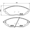 Jeu de plaquettes de frein HELLA 8DB 355 015-771