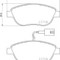 Jeu de plaquettes de frein HELLA 8DB 355 015-791