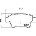Jeu de plaquettes de frein HELLA 8DB 355 015-861