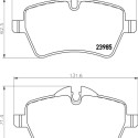 Jeu de plaquettes de frein HELLA 8DB 355 016-041