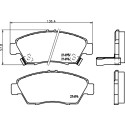 Jeu de plaquettes de frein HELLA 8DB 355 016-461
