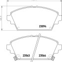 Kit de plaquettes de frein, frein à disque