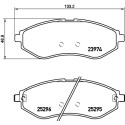 Jeu de plaquettes de frein HELLA 8DB 355 017-351