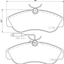 Jeu de plaquettes de frein HELLA 8DB 355 018-151