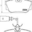 Jeu de plaquettes de frein HELLA 8DB 355 018-591